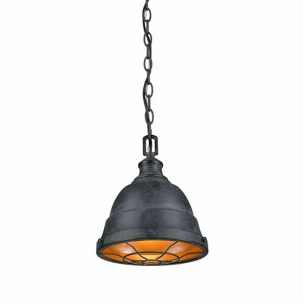 Golden Lighting Bartlett Mini Pendant in Black Patina 7312-S BP